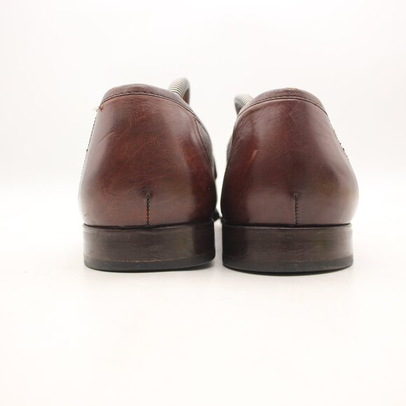 Mezlan Teano Tassel Loafers Brown Leather Shoes Men\'s Size 11 M Hand Made Spain main image 7